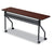 Iceberg OfficeWorks Mobile Training Table, 60w x 18d x 29h, Mahogany/Black (ICE68058)
