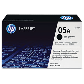 HP CE505A Black Toner Cartridge for LaserJet P2035 and P2055 series Printers (HEWCE505A)