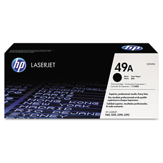 HP 49A, (Q5949A) Black Original LaserJet Toner Cartridge (HEWQ5949A)