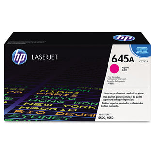 HP 645A Magenta Toner Cartridge, Model C9733A, Page Yield 12000 (HEWC9733A)