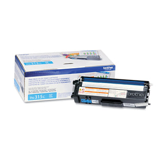 Brother TN315C High-Yield Toner, 3500 Page-Yield, Cyan (BRTTN315C)