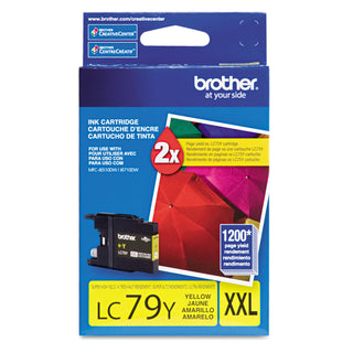 Brother LC79Y Innobella Super High-Yield Ink, 1200 Page-Yield, Yellow (BRTLC79Y)