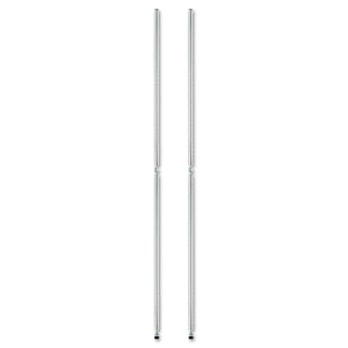 Alera® Stackable Posts For Wire Shelving, 36" High, Silver, 4/Pack (ALESW59PO36SR)