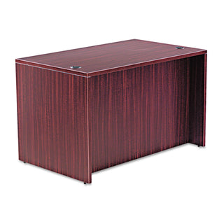 Alera® Valencia Series Straight Desk Shell, 47.25w x 29.5d x 29.63h, Mahogany (ALEVA214830MY)
