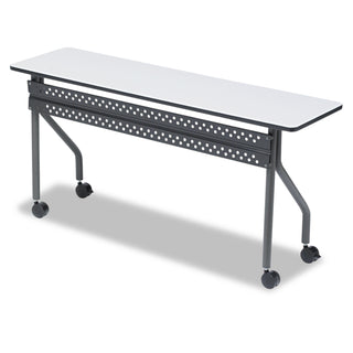 Iceberg OfficeWorks Mobile Training Table, 60w x 18d x 29h, Gray/Charcoal (ICE68057)