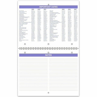 AT-A-GLANCE® Wirebound Monthly Desk/Wall Calendar, 11 x 8 1/2, 2025 (AAGPM17028)