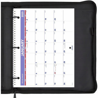 AT-A-GLANCE® Wirebound Monthly Desk/Wall Calendar, 11 x 8 1/2, 2025 (AAGPM17028)