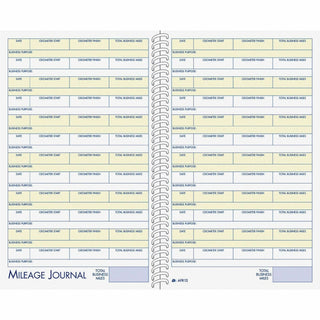 Adams® Vehicle Mileage and Expense Book, 5 1/4 x 8 1/2, 49 Forms, 63 Pages (ABFAFR12)