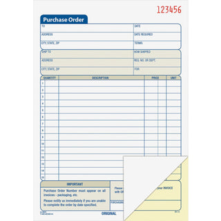 Adams® Purchasing Statements, Duplicate, Carbonless, 50 Sets (ABFDC5831)