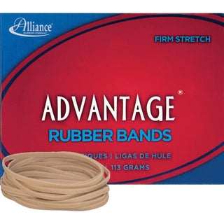 Alliance Rubber Rubber Bands, Size 33, 1/4 lb., 3 1/2&quot; x 1/8&quot;, Advantage (ALL26339)