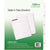 Avery® Table 'n Tabs Dividers, 5-Tab, 1 to 5, 11 x 8.5, White, 1 Set (AVE11666)