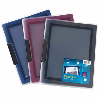 Avery® Swing Clip Report Cover, Assorted Colors, Box of 24 (AVE47856)