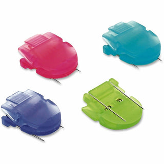 Advantus Wall Clips for Fabric Panels, 40 Sheets, Assorted Cool Colors, 4/Pack (AVT75306)