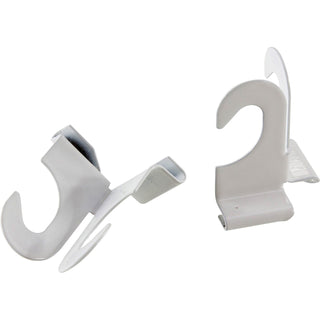 Baumgartens® Suspended Ceiling Hook, 2&quot; Long, 2/Pack, White (BAU54510)