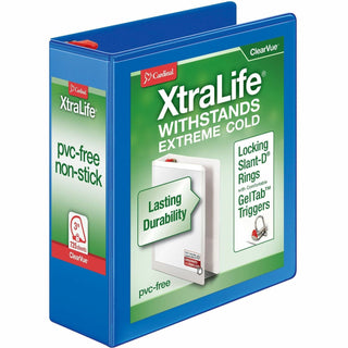 Cardinal® Clearview 3" View Binder, Blue (CRD26332)