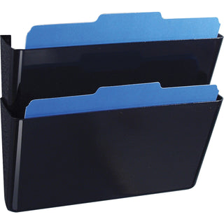 Officemate Wall File, Wall Mountable, Black (OIC21405)