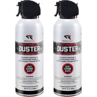 Read Right® Plus 100% Ozone Safe Spray Duster TwinPak, 10 oz. Cans, 2/Pack (REARR3522)