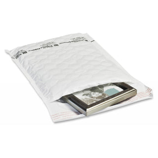 Sealed Air Cushioned Mailers, 9 1/2"x14 1/2", White, Case of 50 (SEL10649)