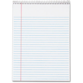 TOPS™ Wirebound Pad, Legal Rule, 70 sheets, 8-1/2&quot;x11-3/4&quot;, 3/Pack, White (TOP63633)