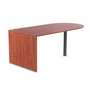 Alera® Valencia Series D Top Desk, 71w x 35.5d x 29.63h, Medium Cherry (ALEVA277236MC)