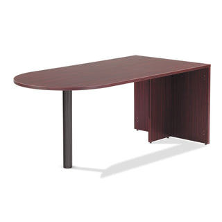 Alera® Valencia Series D Top Desk, 71w x 35.5d x 29.63h, Mahogany (ALEVA277236MY)
