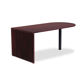 Alera® Valencia Series D Top Desk, 71w x 35.5d x 29.63h, Mahogany (ALEVA277236MY)