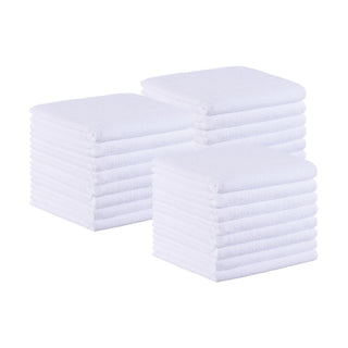 Arkwright Home Bck2U Terry Mircofiber Salon Towel 16x27 White (24/Pack) (PNP915109WH)