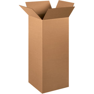 12 x 12 x 30" Tall Corrugated Boxes, Bundle Of 15 (121230)