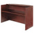 Alera® Valencia Series Reception Desk with Counter, 71w x 35.5d x 42.5h, Mahogany (ALEVA327236MY)