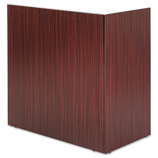 Alera® Valencia Reversible Reception Return, 44 1/8w x 23 5/8d x 41 1/2h, Mahogany (ALEVA324424MY)