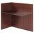 Alera® Valencia Reversible Reception Return, 44 1/8w x 23 5/8d x 41 1/2h, Mahogany (ALEVA324424MY)