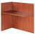 Alera® Valencia Reversible Reception Return, 44 1/8w x 23 5/8d x 41 1/2h, Medium Cherry (ALEVA324424MC)