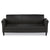 Alera® Reception Lounge Furniture, 3-Cushion Sofa, 77w x 31.5d x 32h, Black (ALERL21LS10B)