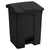 Safco® Large Capacity Plastic Step-On Receptacle, 23 gal, Black (SAF9923BL)