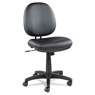 Alera® Interval Series Swivel/Tilt Task Chair, Supports up to 275 lbs, Black Seat/Black Back, Black Base (ALEIN4819)
