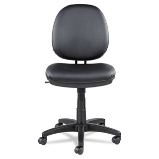 Alera® Interval Series Swivel/Tilt Task Chair, Supports up to 275 lbs, Black Seat/Black Back, Black Base (ALEIN4819)