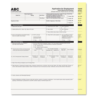 Iconex™ Digital Carbonless Paper, 2-Part, 8.5 x 11, White/Canary, 1, 250/Carton (ICX90771006)