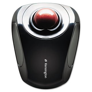 Kensington® Orbit Wireless Mobile Trackball, 2.4 GHz Frequency/30 ft Wireless Range, Left/Right Hand Use, Black/Red (KMW72352)