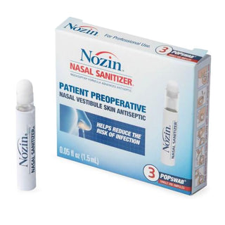 NOZIN® Nasal Sanitizer® POPswab® Patient Preoperative Antiseptic Ethyl Alcohol Nasal Swab 1.5 mL Ampule (1083976_PK)