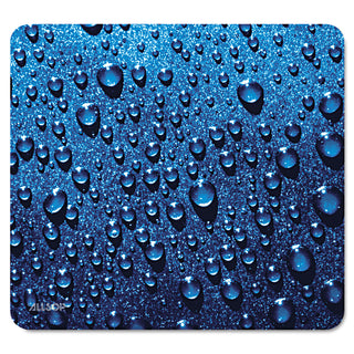 Allsop® Naturesmart Mouse Pad, Raindrops Design, 8 1/2 x 8 x 1/10 (ASP30182)