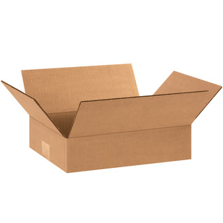 12 x 8 x 3" Flat Corrugated Boxes, Bundle Of 25 (1283)