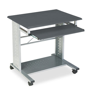 Safco® Empire Mobile PC Cart, 29.75w x 23.5d x 29.75h, Anthracite (MLN945ANT)