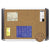 MasterVision™ Tech Cork Board, 48x72 Silver/Black Frame (BVCMVI270501)