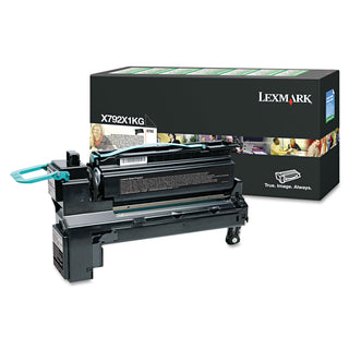 Lexmark™ X792X1KG Return Program Extra High-Yield Toner, 20000 Page-Yield, Black (02745X)