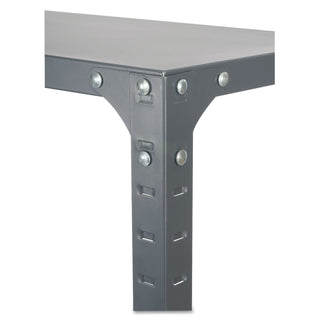 Safco® Commercial Steel Shelving Unit, Six-Shelf, 36w x 24d x 75h, Dark Gray (SAF6270)