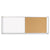 MasterVision™ Combo Cubicle Workstation Dry Erase/Cork Board, 48x18, Silver Frame (BVCXA42003700)