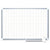 MasterVision™ Grid Planning Board, 1 x 2 Grid, 48 x 36, White/Silver (BVCMA0592830)
