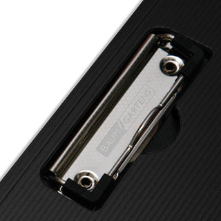Mobile OPS® Portfolio Clipboard With Low-Profile Clip, 1/2" Capacity, 8 1/2 x 11, Black (BAU61634)