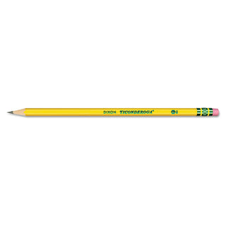 Ticonderoga® Pre-Sharpened Pencil, HB (#2), Black Lead, Yellow Barrel, 30/Pack (DIX13830)