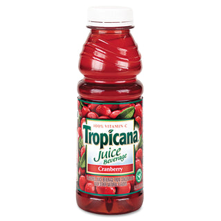 Tropicana® Juice Beverage, Cranberry, 15.2oz Bottle, 12/Carton (PFY30210)